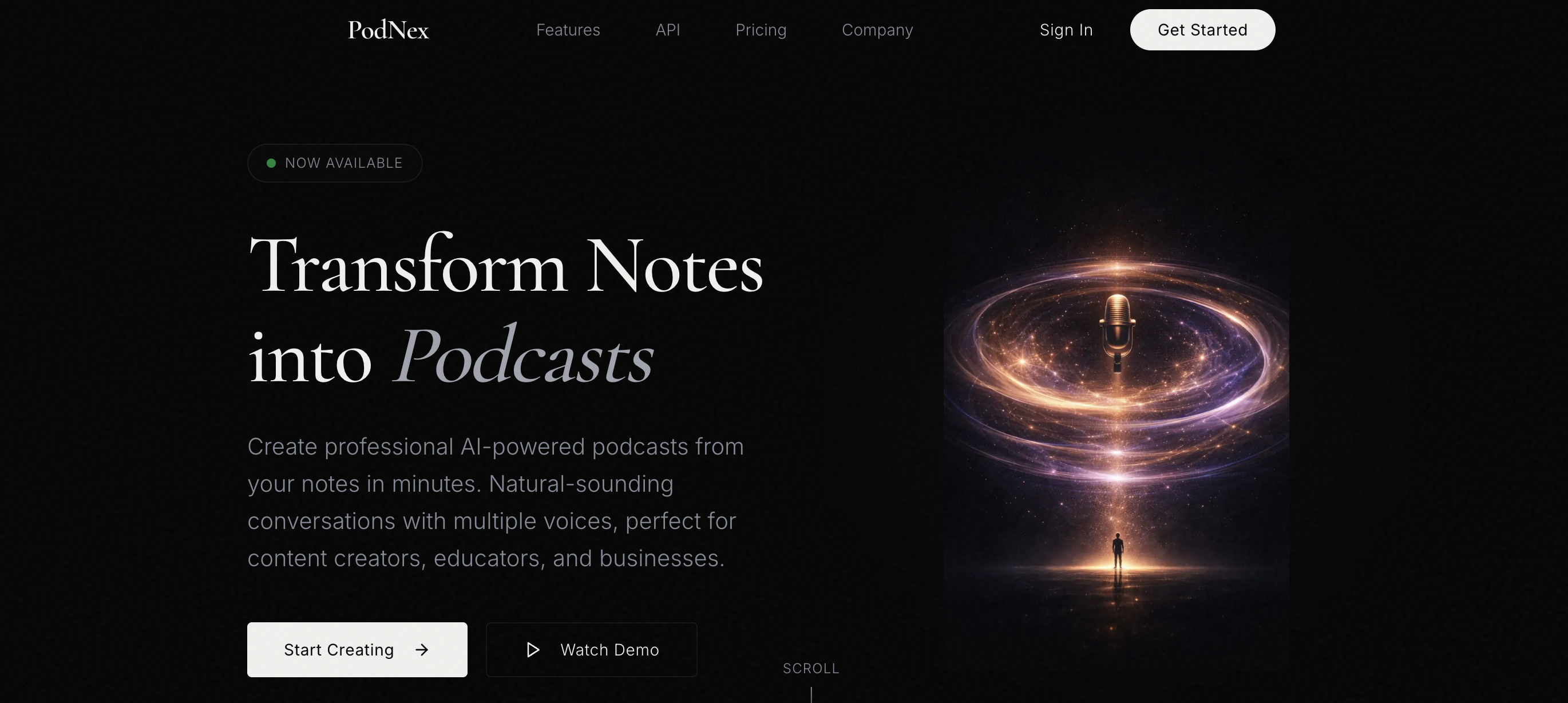 PodNex - Automated Podcast Creation Platform